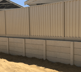 Panel and Post Retaining Walls